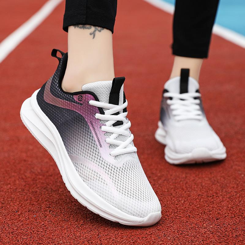 Teen sports shoes children's summer single mesh thin mesh shoes breathable running shoes male students lightweight running shoes