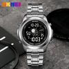 Electronic watch stainless steel belt single display waterproof astronaut interface sports watch male