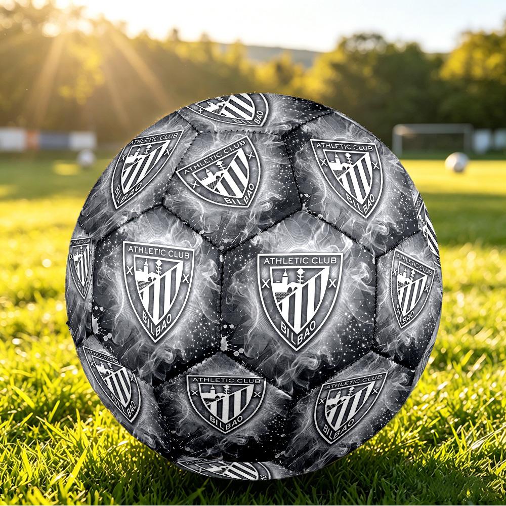 Athletic Bilbao FootballPrinted Size 5 Soccer Bootball, Anti Slip Adult Match Football Souvenir for Football Fans