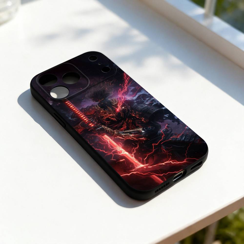 Cool S-Sekiro Game For iPhone 17,16,15,14,13,12,11,Pro,Max,Plus,E,SE4,Air,Mini Black Soft Cover Phone Case iPhone15promax