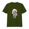 Maltese Dog Lover Puppy Owner Maltipoo Mix Fans Hearts T shirt vintage Washed fashion Comfortable Soft Versatile Stylish