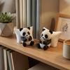 Simulated Lazy Panda Figurine 3D Printed Animal Model Funny Car Ornament  Gift
