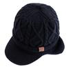Pour Hommes Femmes Genre Neutre Chapeau d'Hiver Doublure Peluche Fourrure Chapeau Chaud à Oreilles Style Bonnet Doux Chapeau Tricoté Épais Sport Hiver Extérieur