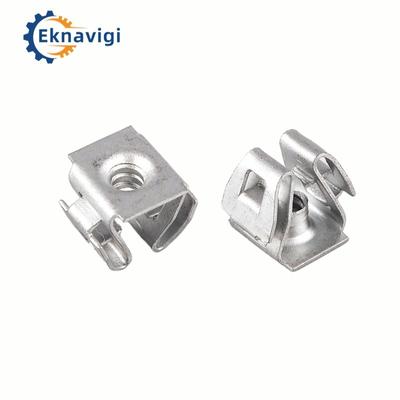 10PCS General License Plate Screws Fixed Base Clip Fender Guard Liner Fixed Bumper Clip