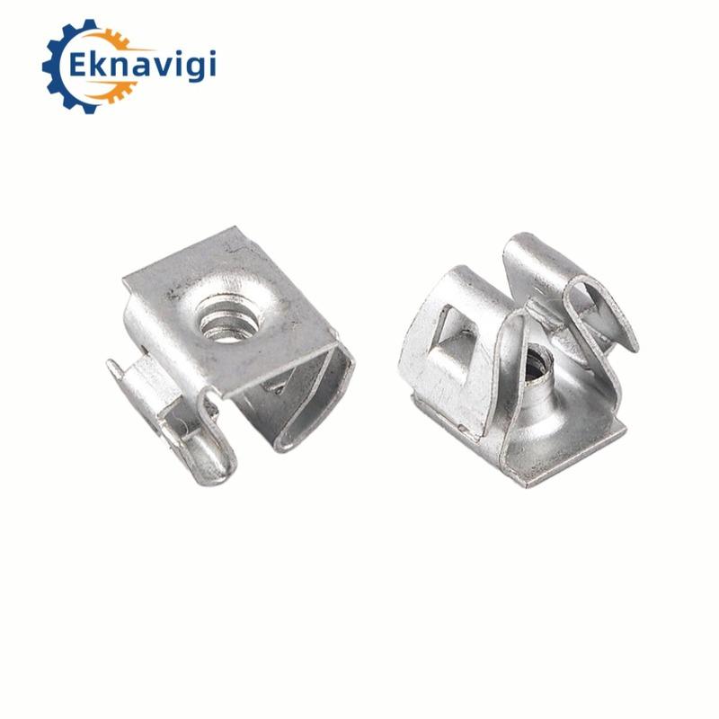 

10PCS General License Plate Screws Fixed Base Clip Fender Guard Liner Fixed Bumper Clip NO.1 10pcs