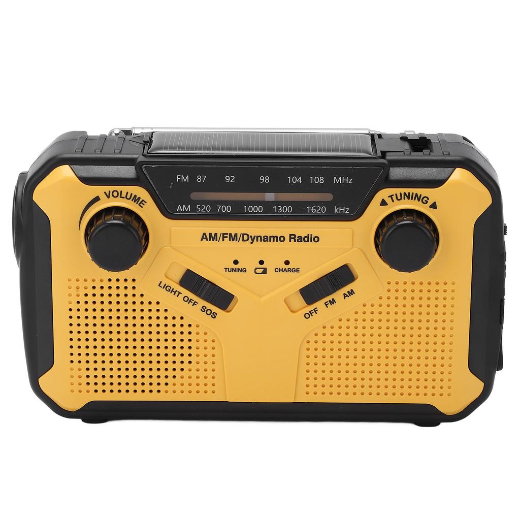 Weather Radio Multifunction SOS 4 Power Supply AM FM NOAA Adjustable Brightness Emergency Radio for Camping Outdoor