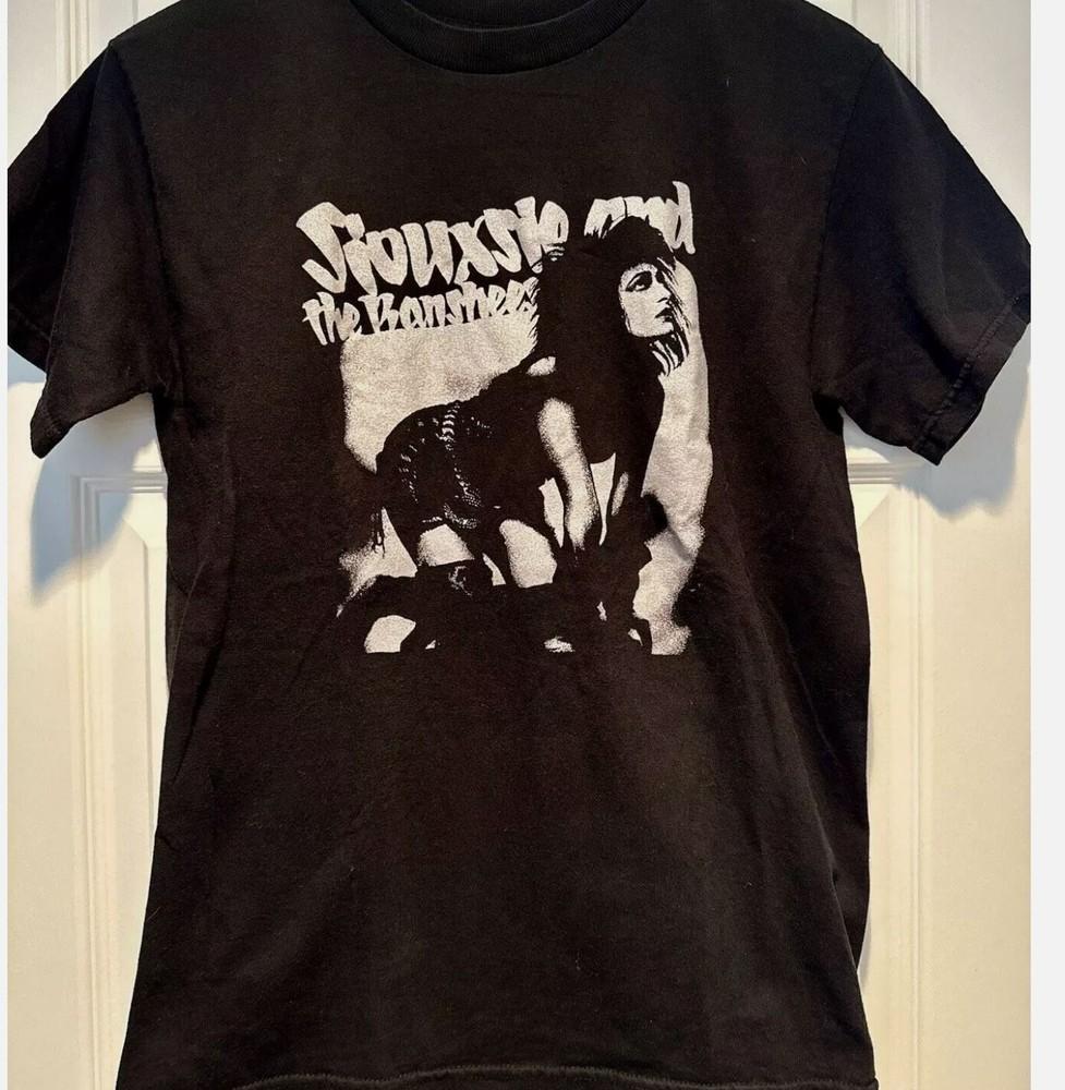 VTG Siouxsie And The Banshees Band Short Sleeve Black All Size Shirt