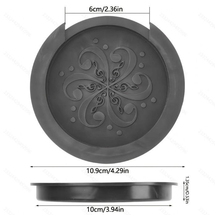 Classical Guitar Soundhole Cover (38-41 Inch) - Anti-Howling and Dustproof Mute Cover