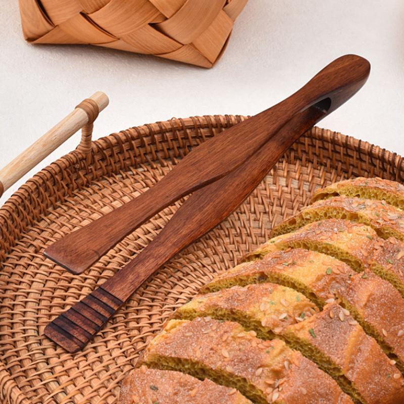 Wooden Kitchen Tongs Food Tongs Salad Serving Bbq Tongs Meat Bread Toast Food Clip Bbq Clamp Kitchen Buffet Utensil Tools