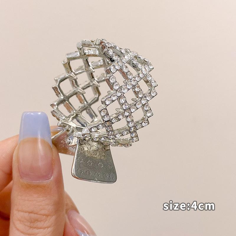 Korean Pearl Crystal Claws Clips Women Geometric Claw Girls Clamps Crab Headband Hairpin Fashion Hair Accessories