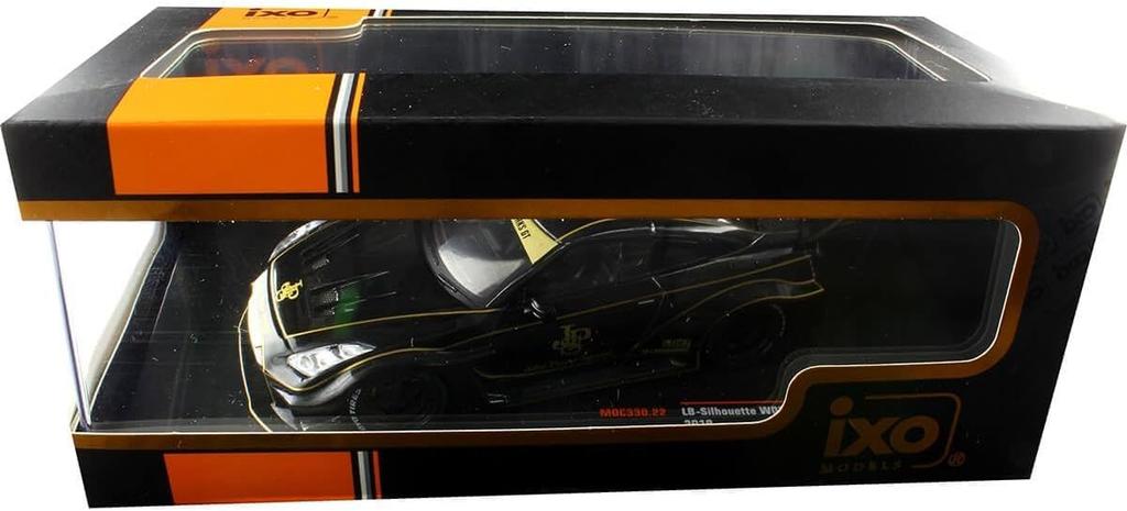 IXO Nissan Miniature Car 1/43 35GT-RR LB Silhouette WORKS JPS (Black)