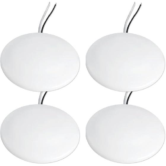 Dream lighting Внутренние светильники для автодома 12 В Светодиодные купольные светильники 4,5  Холодный белый Освещение салона 6000K, Без выключателя, Упаковка 6 шт. D: Soft White-3500K, 4PAC