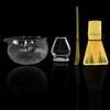 Glass Matcha Approximately X X Perfect for Tea or As a Gift Ceremony Heat-resistant Bowl, Clear, 12.3cm 7.2cm (approx. 5.7" 2.7"), Ceremony, Practice,
