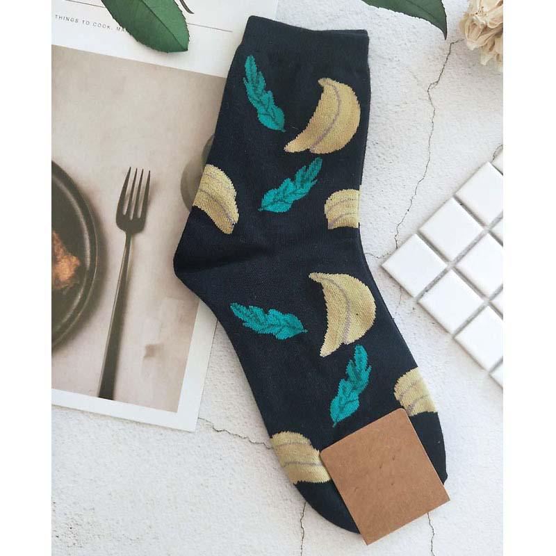 [COSPLACOOL]Harajuku Planet Point Yarn Funny Socks Japanese Creative Moon Stars Socks Women Warm Cute Novelty Femme Sokken Meias