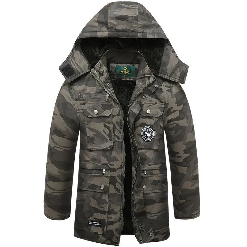 

Чоловіча робоча зимова куртка з товстої бавовни з плюшем, тепле пальто, вітрозахисний та водонепроникний верхній одяг, одяг для зварювання, авторемонту, захисту праці M