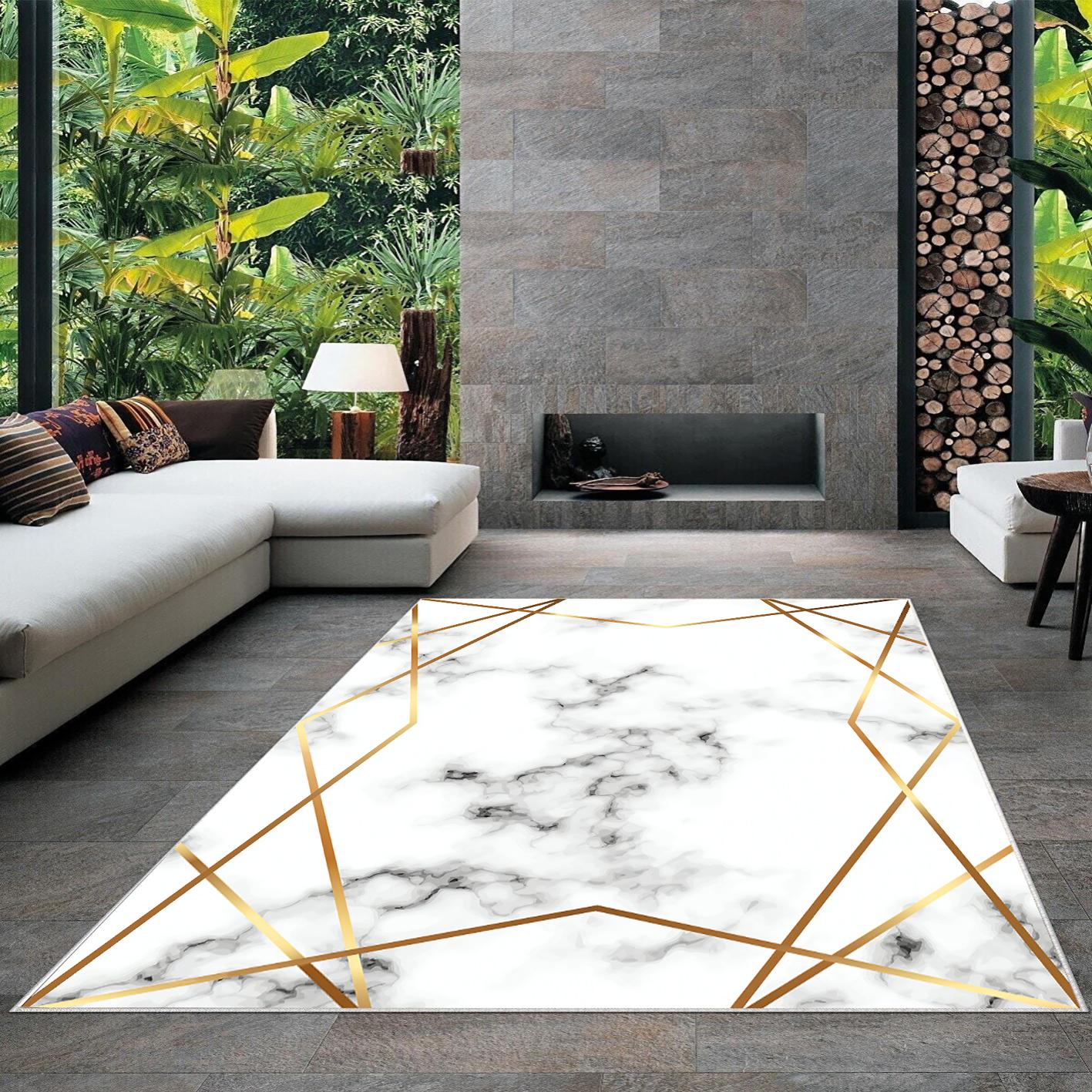 

Моющийся нескользящий ковер и дорожка с цифровой печатью MD-LİFE HOME