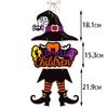 Halloween Dynia Wiszący Znak Straszny Wiedźma Nietoperz Cukierek albo psikus Baner Dekoracja Drzwi Przednich Dekoracje Imprezowe