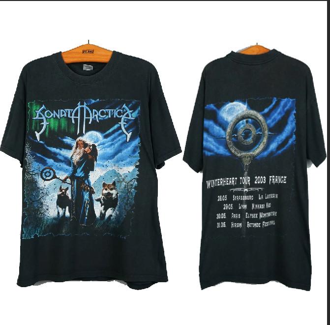 

vintage Sonata Arctica 2003 tour T-shirt, size S-4XL 3XL