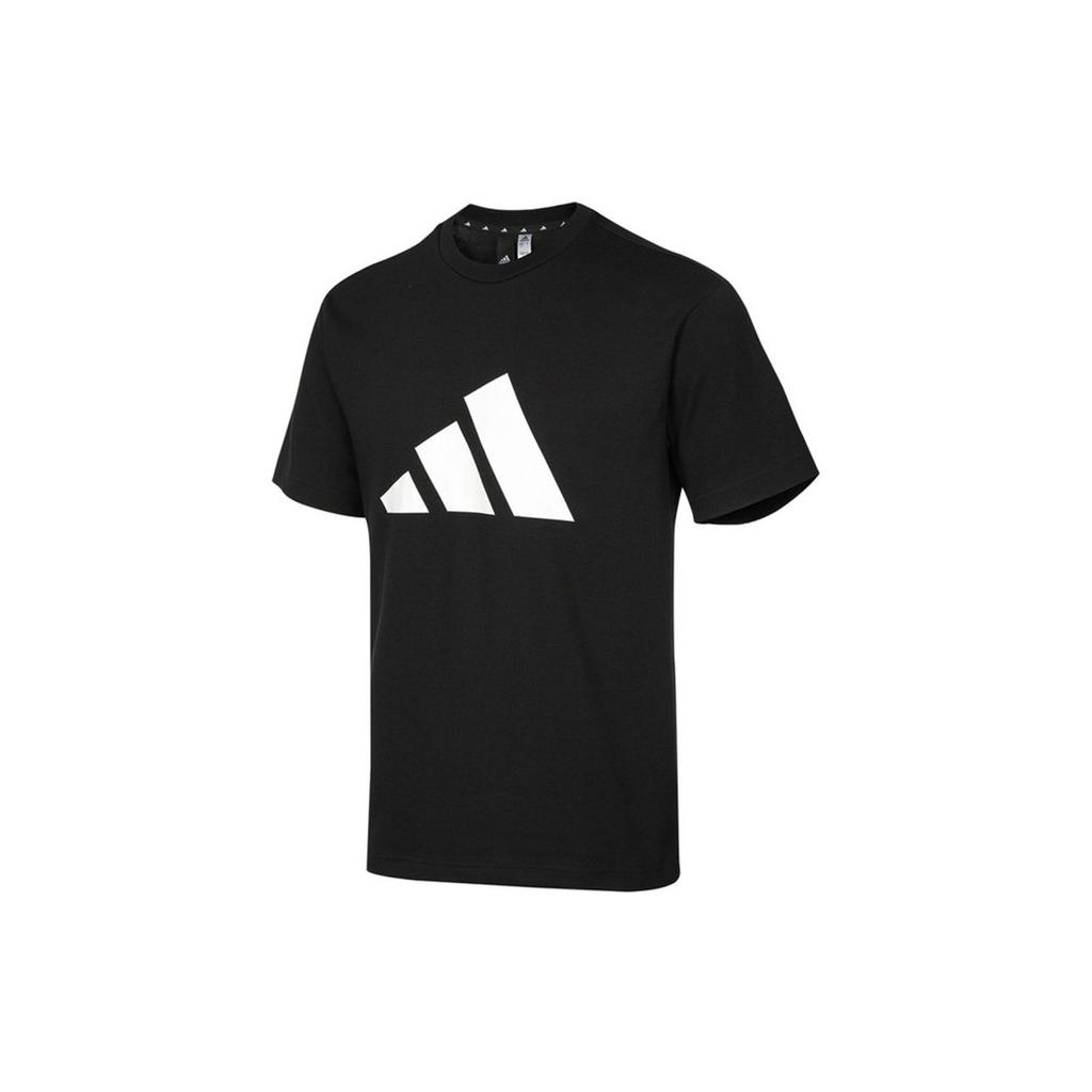 Adidas Sport Round Neck Short Sleeve T-Shirt Men Tops Black H46559