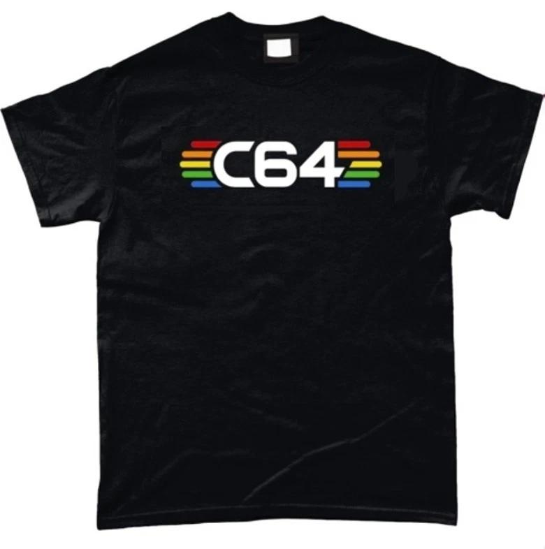 Футболка C64 Commodore 8-битный домашний компьютер Amiga Atari Видеоигра Amstrad GT226 S