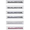 DUAL MOTOR Onderstreepte Letters Embleem voor Model 3 Y S X Auto Styling Refitting Kofferbak Badge Sticker Chroom Zwart Accessoires