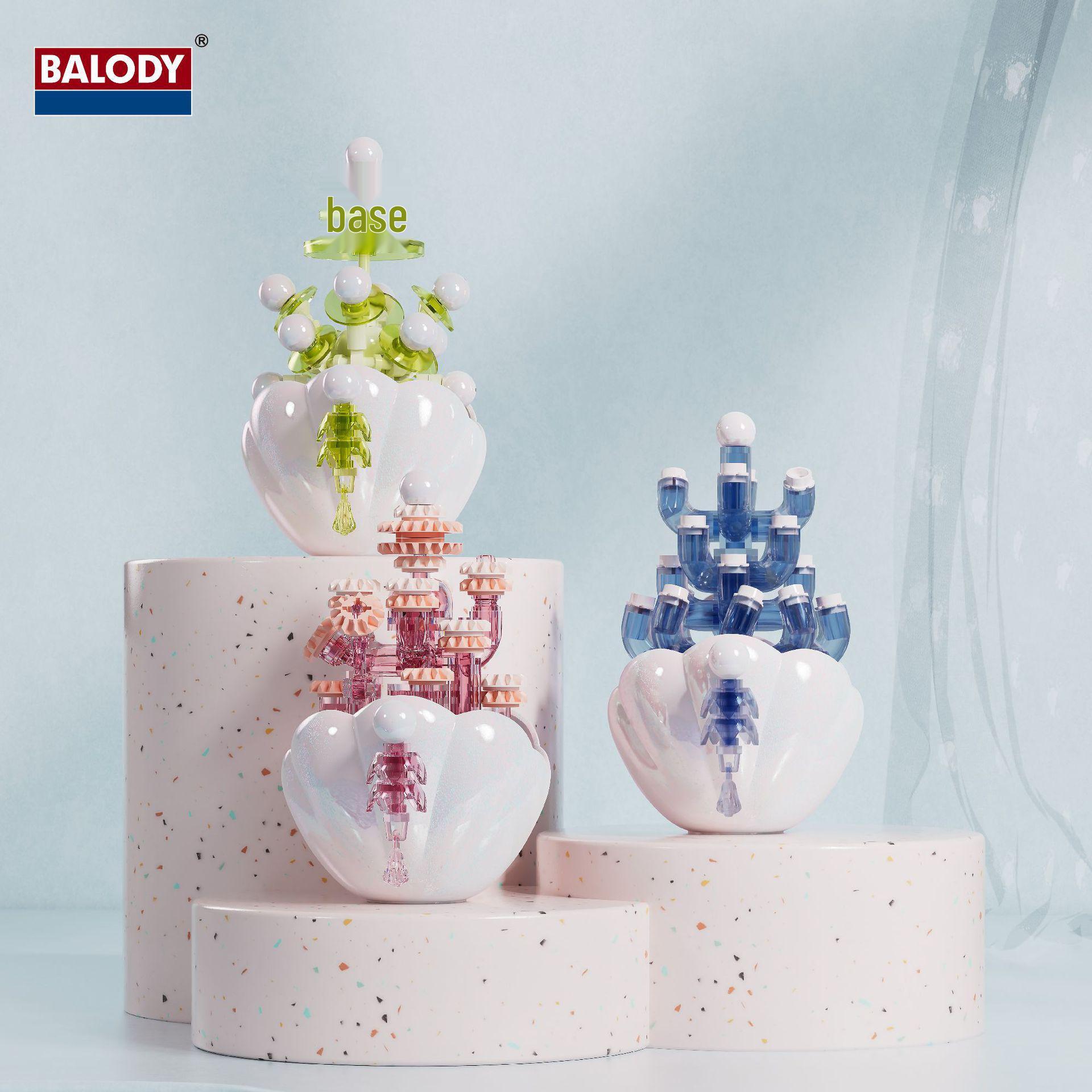 

Beile Di Siren s Song Succulent Pot Building Blocks – Educational Toy for Kids