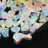 Polished White Uncut Opal Stone, Multi fire Opal, 7-15 MM Size Rough. Opal Rough Lot.