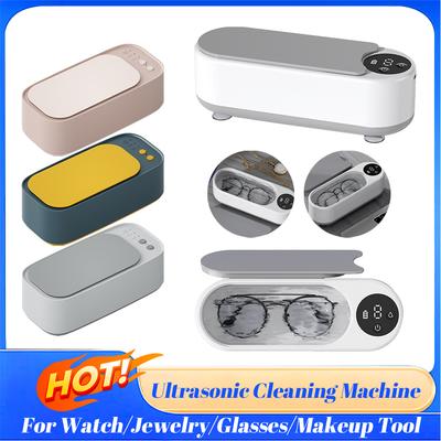 Ultraschall Schmuckreinigungsmaschine Multifunktionaler Brillenreiniger Tragbare Reinigungsmaschine für Retainer Brille Uhren Reinigen