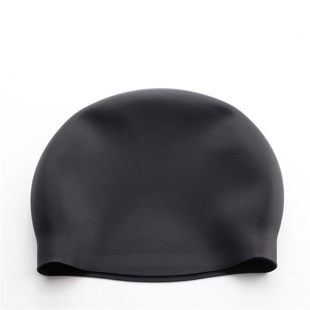 Unisex 3D Silicone Seamless Swim Cap with Logo
