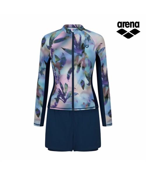Alena Ink Veil Regular Fit Rash Guard Set A6Bl1Ps08Nvy