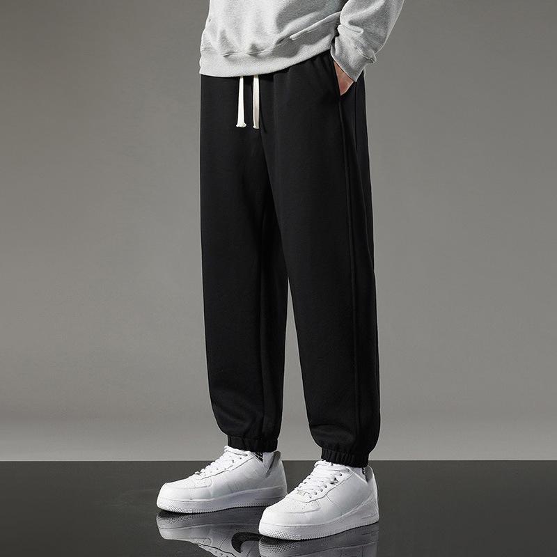 New Men's and Women's Casual Pants Korean Version of Fashionable Versatile Temperament Elastic Sweatpants