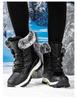 Women's Winter High-Top Non-Slip Snow Boots with Long Fur - Warm Large Size Ski Boots