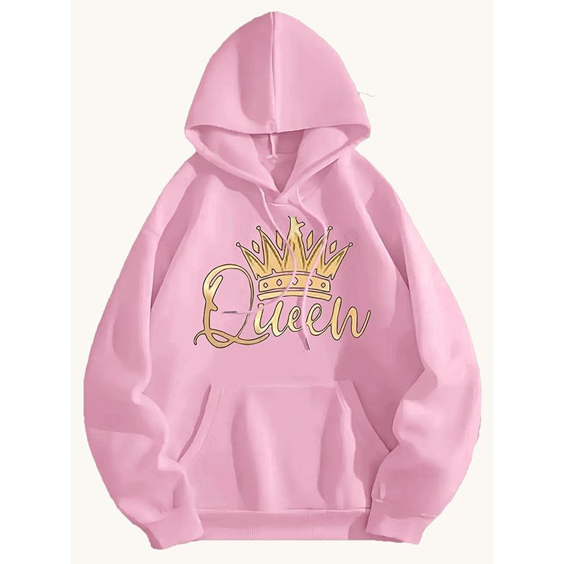 

Толстовки с графическим принтом Queen для мужчин и женщин, модные повседневные толстовки с капюшоном большого размера, уличная одежда, толстовки с капюшоном Y2k, свитера унисекс 3XL