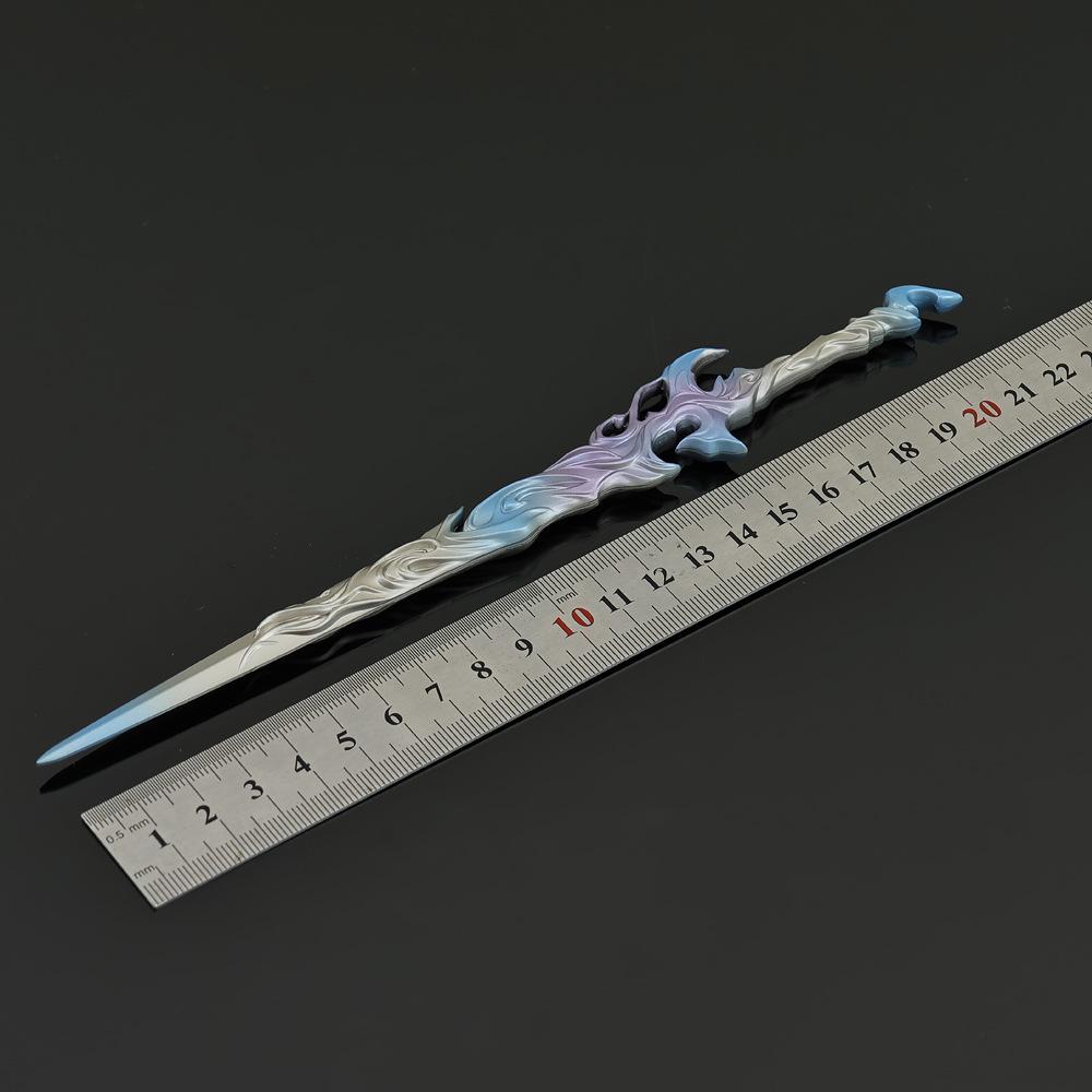 22CM Alloy Cold Weapons Miniature: First Year Flying Sword Model