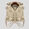 INCERUN Men Cool Style Sleeveless Hollow Out Cosplay Pullover Waistcoats