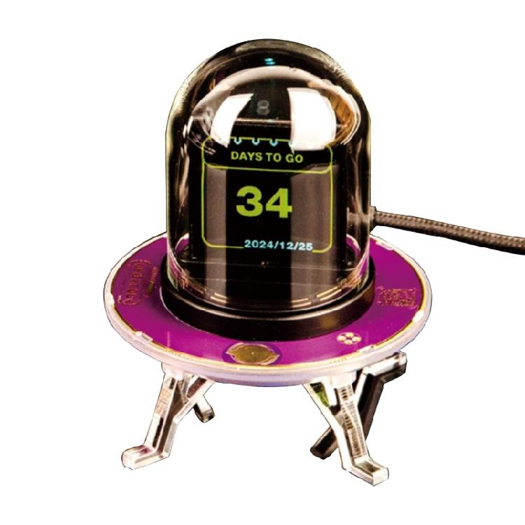 

Smartests Desk Clock With Real Time Global Weather Forecasts Bitcoins Price Updates Customizable RGBs Lights For Office Home 1