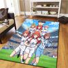 Alfombra Alfombrilla de Los Quintillizos Esenciales Para Sala de Estar Dormitorio Hogar Decoración de Sofá Niños Juego Alfombrilla Antideslizante para el Suelo