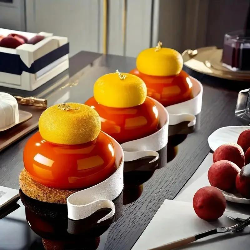 Semicircle Round Shaped Mousse Cake Silicone Molds For Baking DIY Chocolate Dessert Mold Pudding Jelly Kitchen Baking Tools