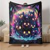1pc Kitten Group Blanket, Soft Warm for Home Decor, Living Room, Travel, Camping, Car Blankets, Beach