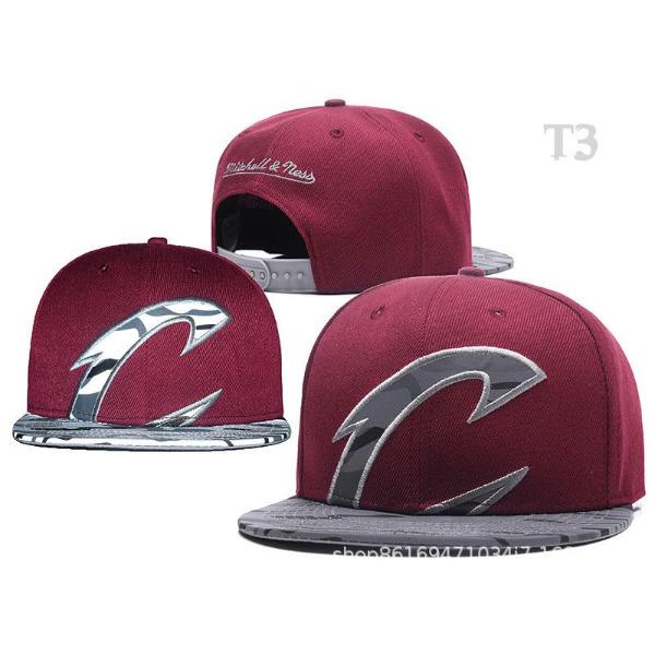 Cappellino da baseball a visiera piatta NBA Cavaliers James Stesso Bordo Piatto Cappello a visiera piatta Hip Hop Bordeaux Cappello Hipster da Uomo e Donna