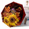 Floral Fantasy Garden Compact Travel Automatic Umbrella Compact 8-Rib weight weight Perfect for Outdoor Adventures Fashion Lovers