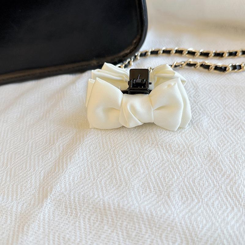 2Pcs Cute Bow Princess Small Hair Claw For Women Girls Cute Side Clip Versatile Exquisite Forehead Bangs Hair Clip Gifts