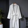 Couple's Thickened Coral Fleece Bathrobe - Autumn/Winter, Plus Velvet, Shawl Collar, Long Sleeve, Plus Size Homewear