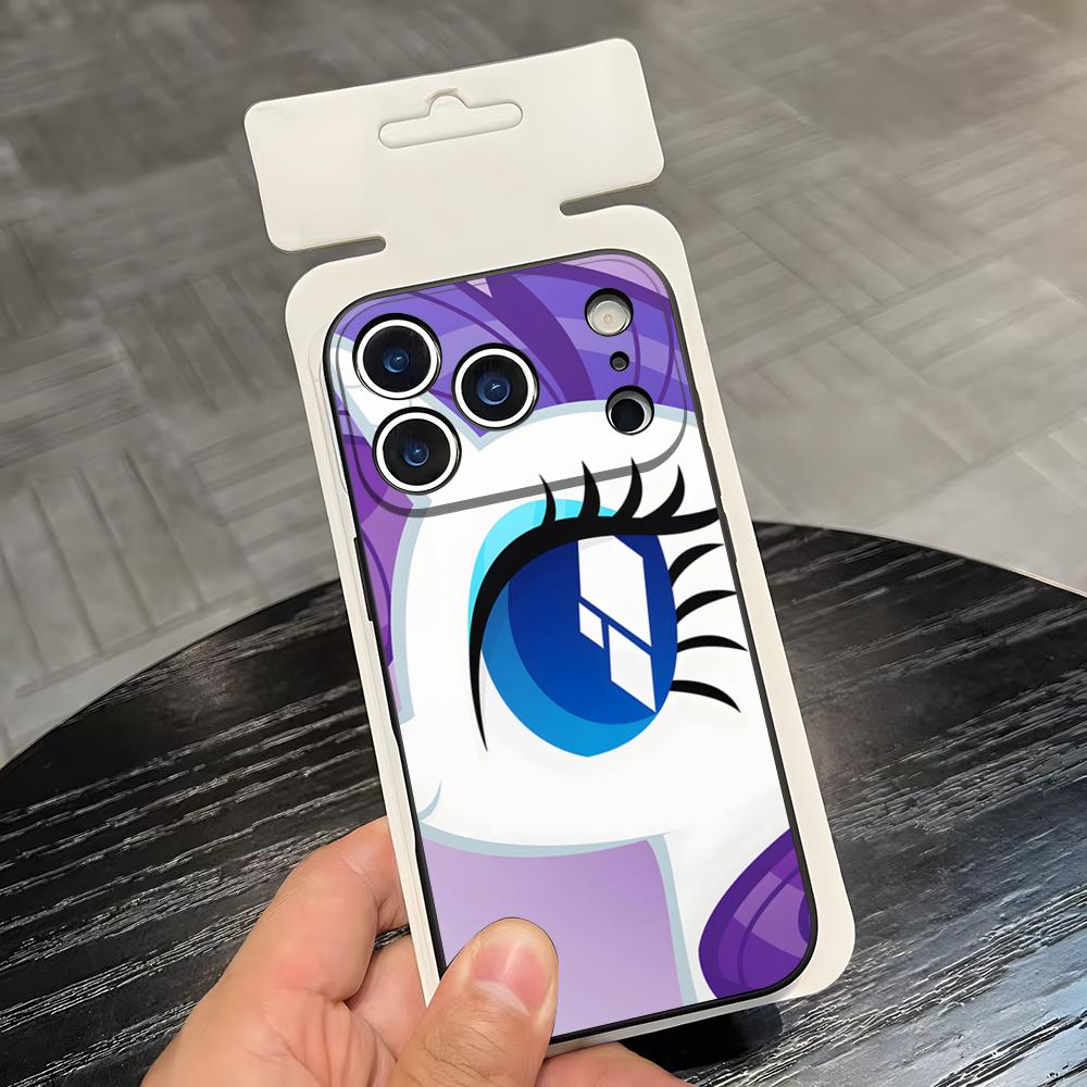 

Anime M-My L-Little-P-Pony Cute Phone Case For IPhone 17 Air 16 E Pro Max 15 14 13 Mini 12 Pro 11 Max Plus Black Soft Shell iPhone17 Pro Max
