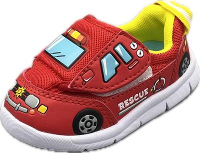 Tomica Baby Shoes, Sneakers, Police CarFire Engine Design, Lightweight, Toddler Shoes, Sizes 13-15cm, TO10725, 13.0 Cm