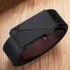 Automatic Buckle Front Belt Men'S Leather Casual Simple Men'S Belt Cowhide Young People Versatile Middle-Aged And Young People Belt