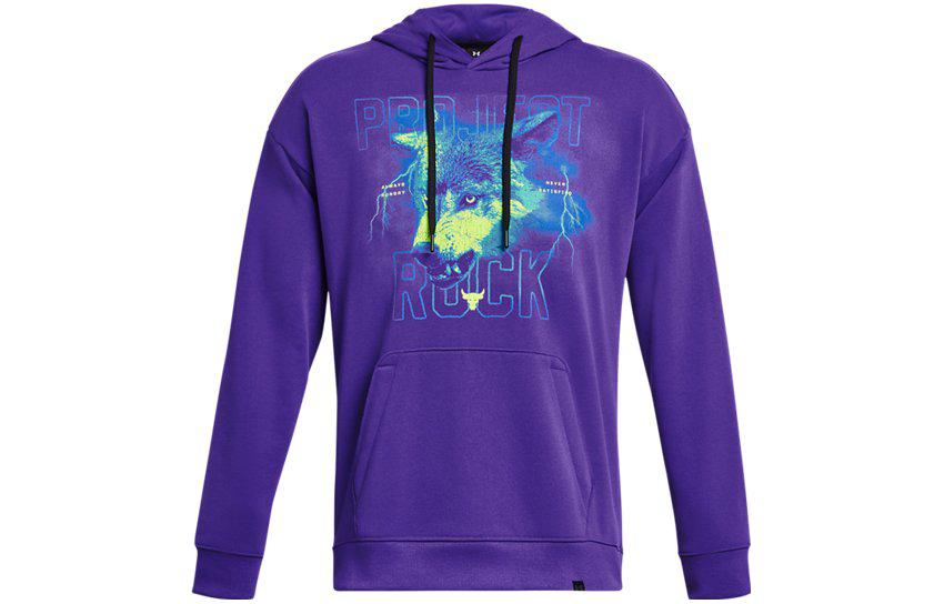 Under Armour Johnson Sweatshirts Men s Purple Hooded Moderate Regular 1380152-583 L