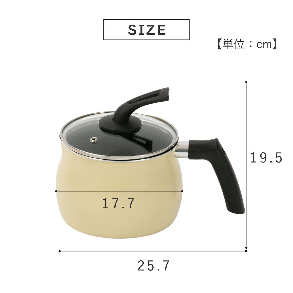 Takeda Corporation x x Variety Pot YE [6-in-1 Kettle] Yellow, 17.7 25.7 19.5 mm, IH-Compatible YVP-1512YE