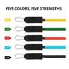 Set Latex Resistance Bands Crossfit Training Exercise Yoga Tubes Pull Rope,Rubber Expander Elastic Bands Fitness with Bag