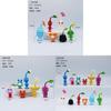 Pikmin Verzamelfiguren Set van PVC voor Gamefans Met Displaystandaard